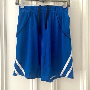 Tech gear Blue w/ black/white athletic shorts M